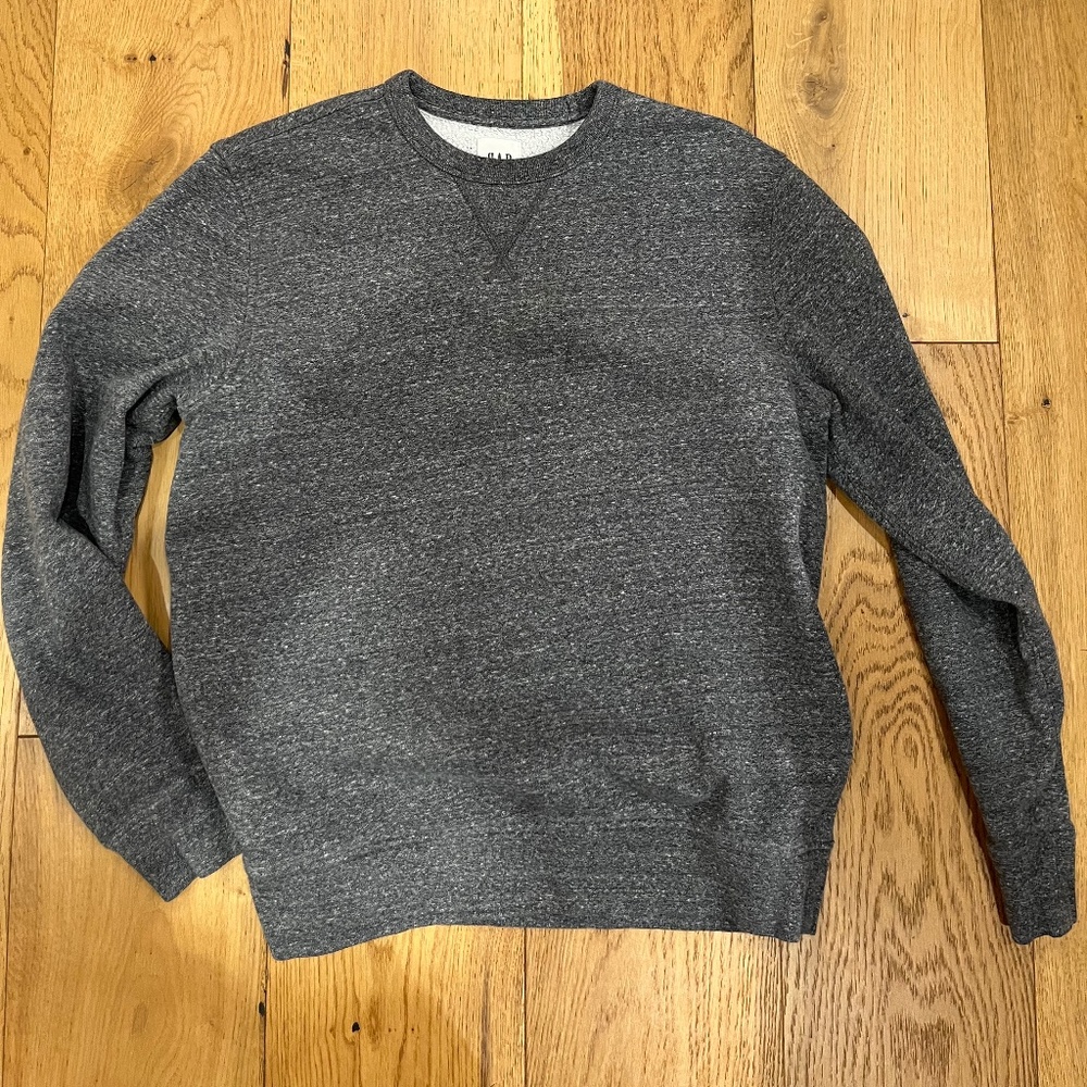 Gap Sweatshirt Heather Gray Mens Medium